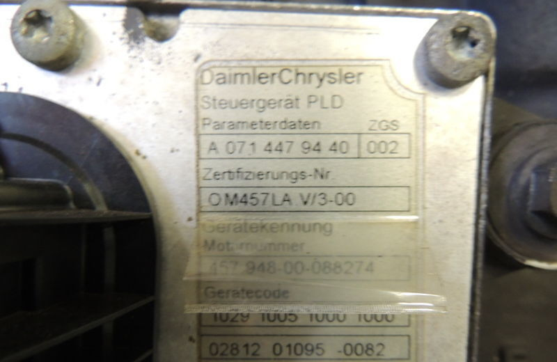 Mercedes-Benz OM457LA E5 for Mercedes-Benz AXOR truck for parts - Motor para Camión: foto 4 Mercedes-Benz OM457LA E5 for Mercedes-Benz AXOR truck for parts - Motor para Camión: foto 4