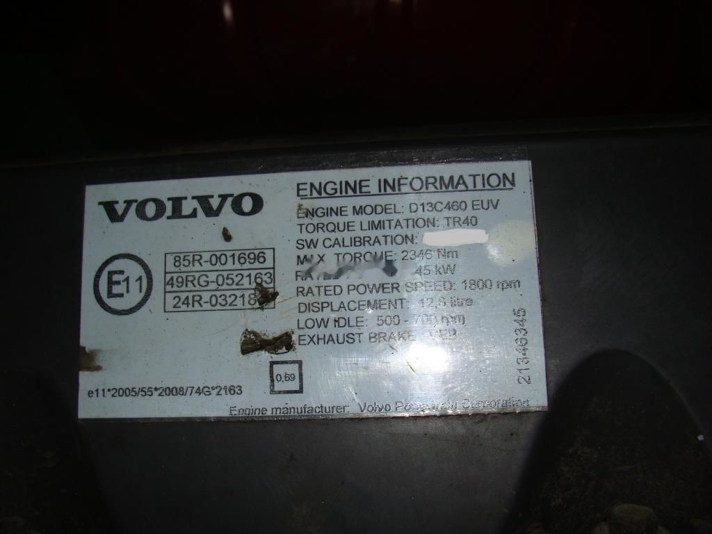 Volvo D13C460 EUV Volvo FM, FMX - Motor para Camión: foto 4 Volvo D13C460 EUV Volvo FM, FMX - Motor para Camión: foto 4