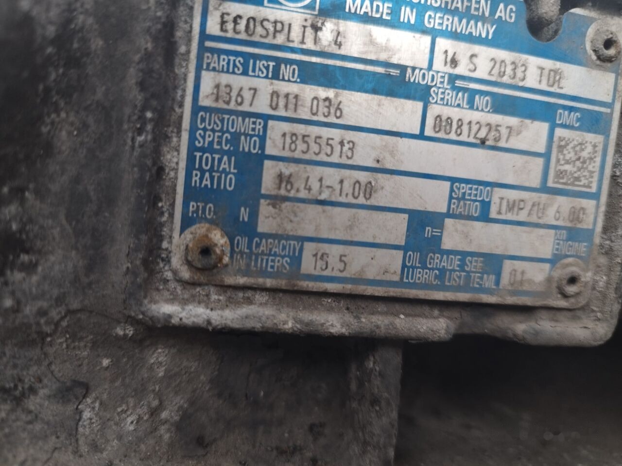 ZF   truck - Caja de cambios para Camión: foto 1 ZF   truck - Caja de cambios para Camión: foto 1