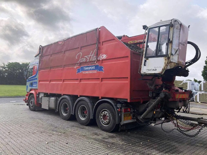 Scania R580 V8 Inkl Palfinger Epsilon Crane. 3 way tipper. Air/ Air suspension. inkl Trailer - Camión volquete: foto 3 Scania R580 V8 Inkl Palfinger Epsilon Crane. 3 way tipper. Air/ Air suspension. inkl Trailer - Camión volquete: foto 3