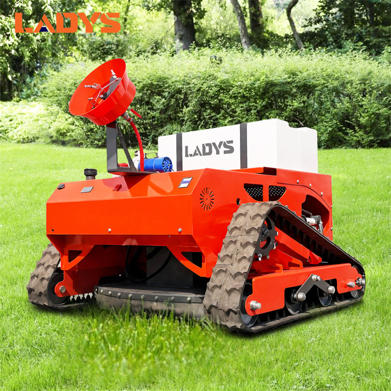 LADYS Electric Lawn Mower Rc Remote Control Robot Gas Gasoline Electric Zero Turn Crawler Lawn Mower For Sale Grass Cutting - Cortacésped: foto 1 LADYS Electric Lawn Mower Rc Remote Control Robot Gas Gasoline Electric Zero Turn Crawler Lawn Mower For Sale Grass Cutting - Cortacésped: foto 1