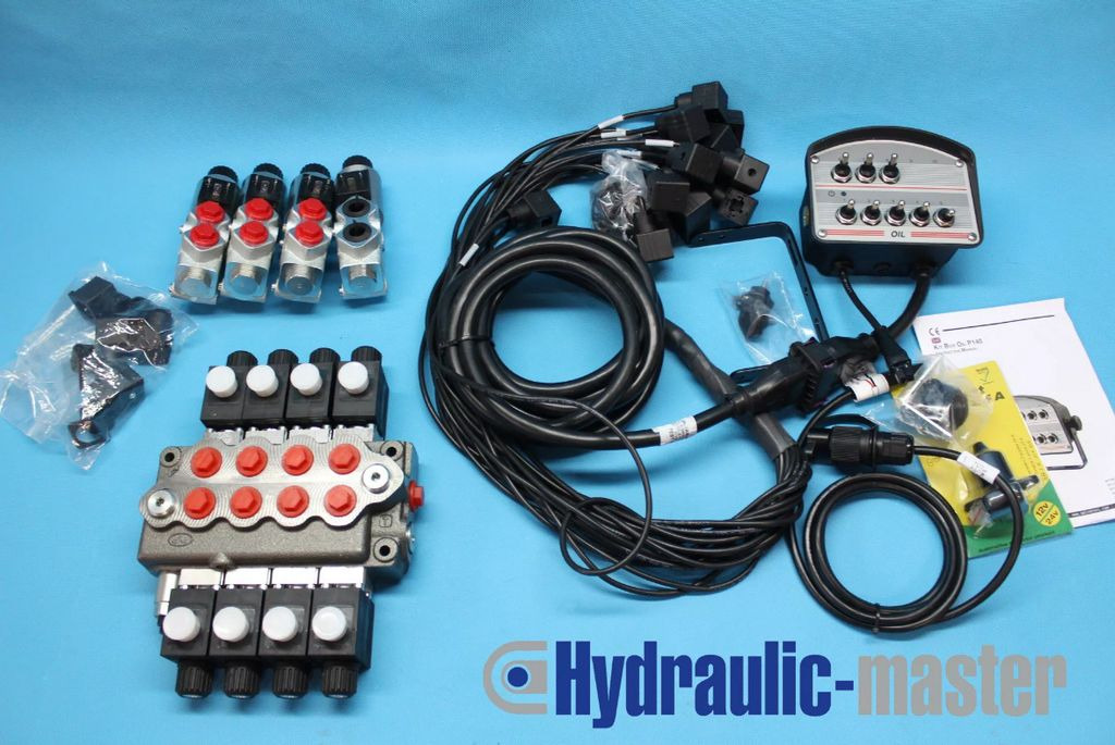 Hydraulic valve Walvoil 4 section 60 l/min 16gpm 12V with 4 float section + cont Walvoil SDE060/4/AN1 - Equipo de manutención: foto 1 Hydraulic valve Walvoil 4 section 60 l/min 16gpm 12V with 4 float section + cont Walvoil SDE060/4/AN1 - Equipo de manutención: foto 1