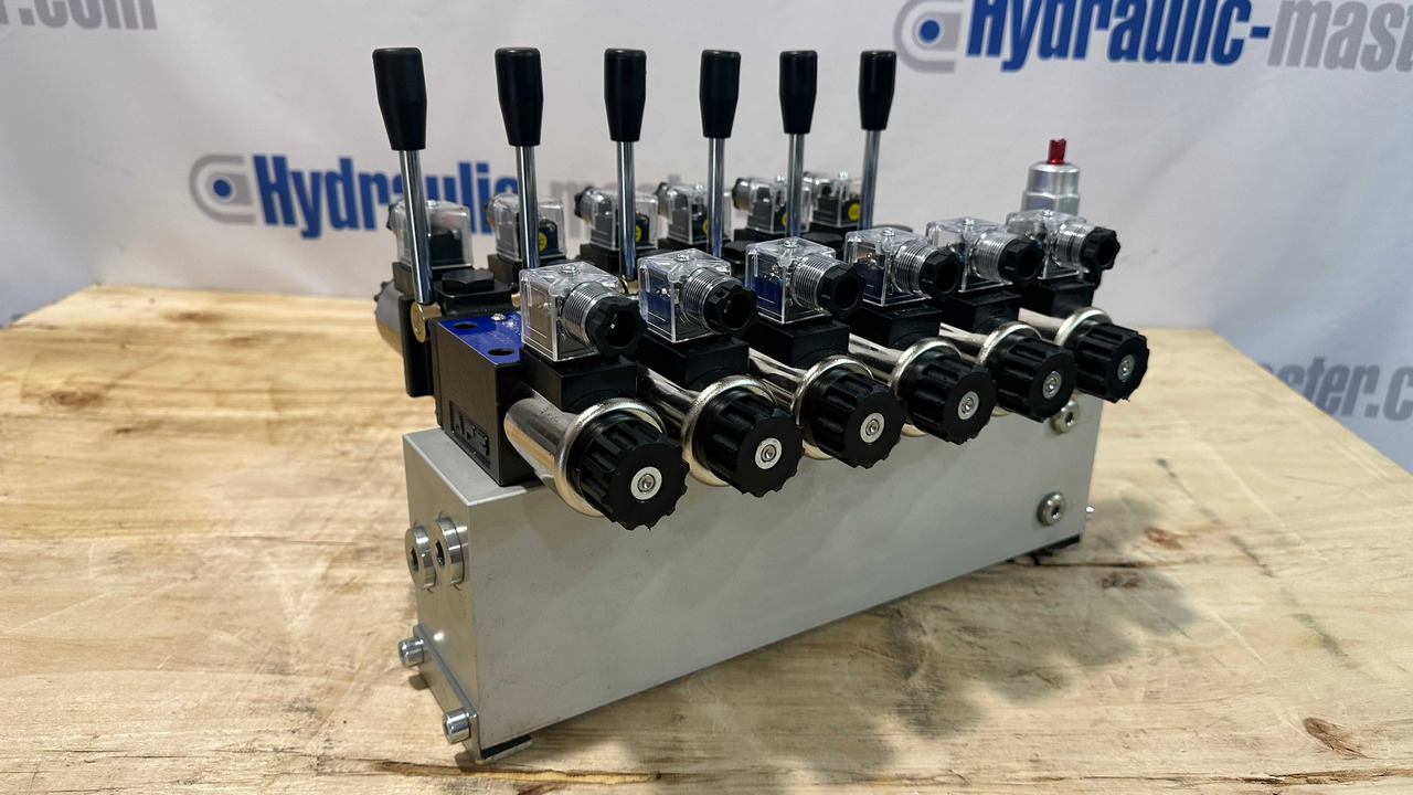 Maquinaria de construcción Proportional Valve Cetop valve 6 functions 16GPM 60 l/min + Scanreco G2B Radio Remote and manual operation: foto 12 Maquinaria de construcción Proportional Valve Cetop valve 6 functions 16GPM 60 l/min + Scanreco G2B Radio Remote and manual operation: foto 12