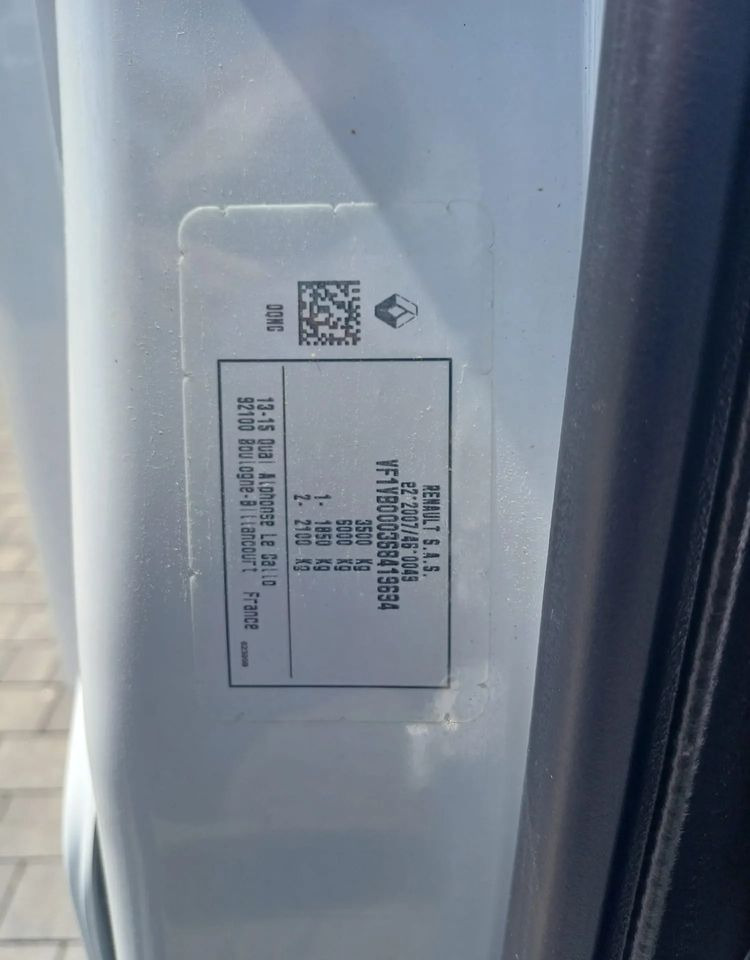 Furgoneta con lona Renault Master 2.3dci 168KM 10palet 2022rok: foto 11