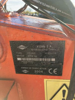 Kuhn ALTERNA 400 - Segadora: foto 5 Kuhn ALTERNA 400 - Segadora: foto 5