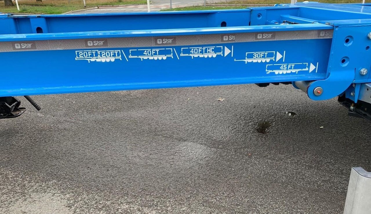 Star Yagcilar Telescopic container carrier - Semirremolque portacontenedore/ Intercambiable: foto 4 Star Yagcilar Telescopic container carrier - Semirremolque portacontenedore/ Intercambiable: foto 4