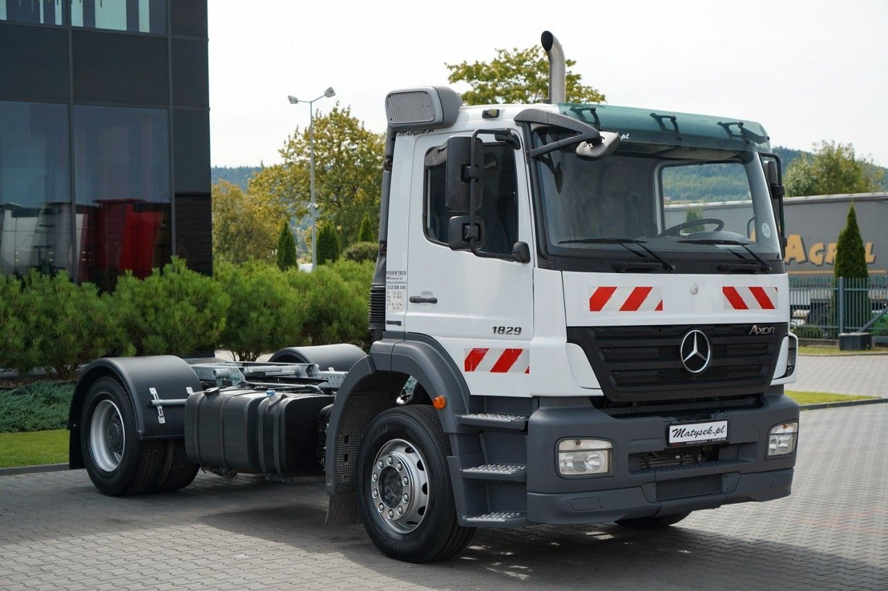 Mercedes-Benz AXOR 1829 / RETARDER / RAMA POD ZABUDOWĘ / 4 m / - Cabeza tractora: foto 1 Mercedes-Benz AXOR 1829 / RETARDER / RAMA POD ZABUDOWĘ / 4 m / - Cabeza tractora: foto 1