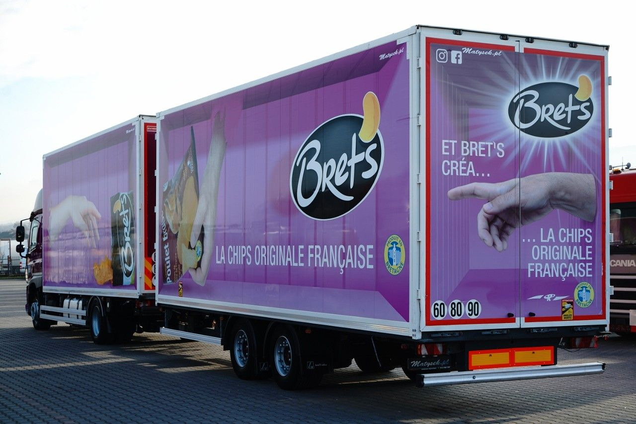 DAF CF 450 / ZESTAW TANDEM / KONTENER / 120 M3 / PR - Camión caja cerrada: foto 2 DAF CF 450 / ZESTAW TANDEM / KONTENER / 120 M3 / PR - Camión caja cerrada: foto 2