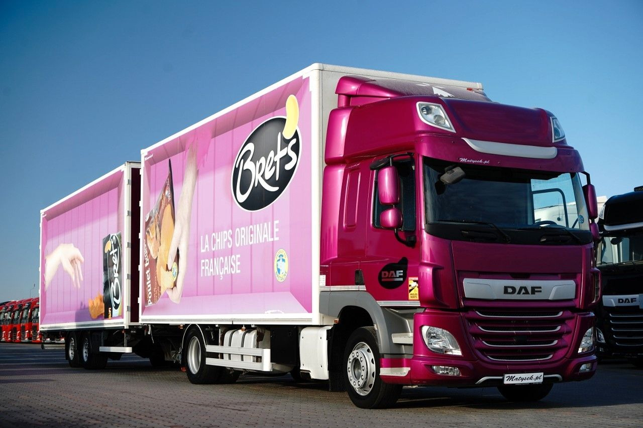 DAF CF 450 / ZESTAW TANDEM / KONTENER / 120 M3 / PR - Camión caja cerrada: foto 4 DAF CF 450 / ZESTAW TANDEM / KONTENER / 120 M3 / PR - Camión caja cerrada: foto 4