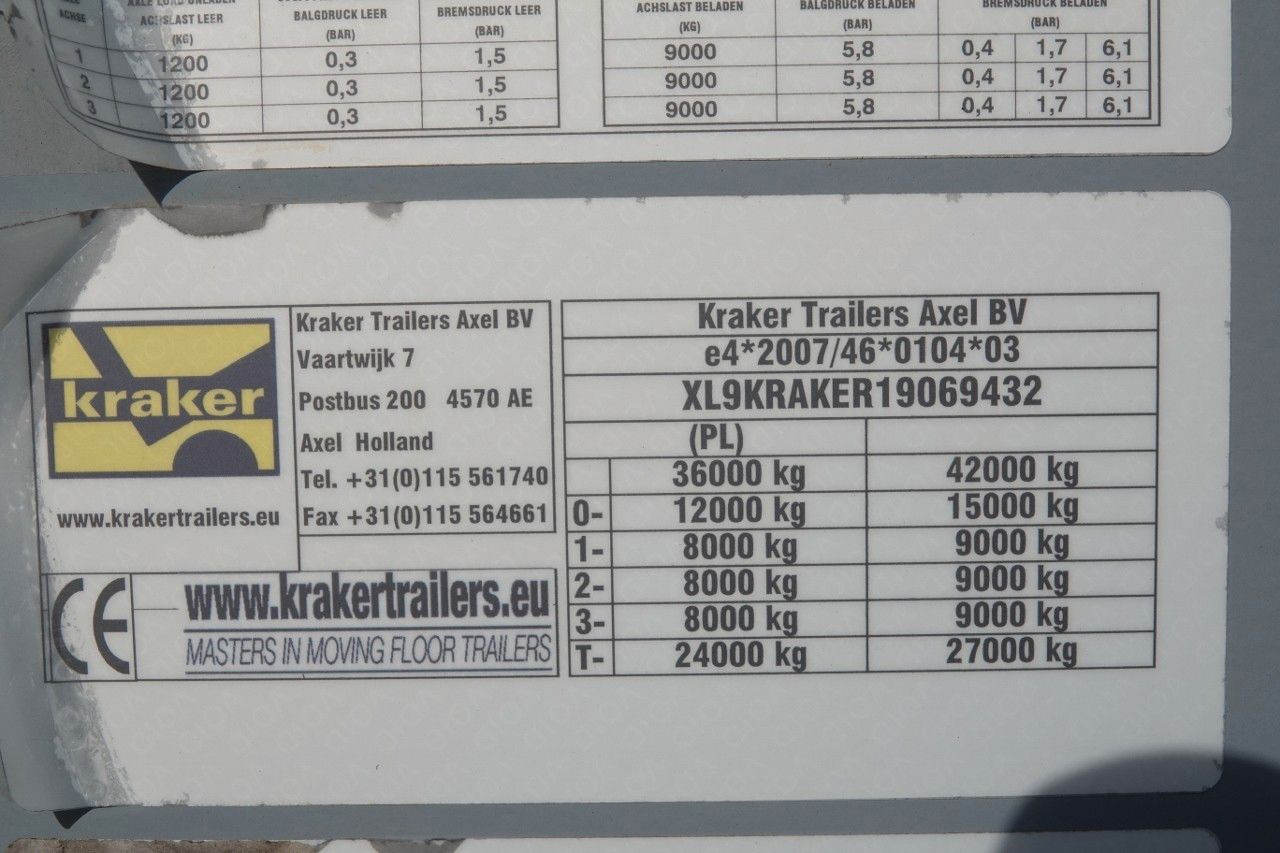 Leasing de  Kraker WALKING FLOOR / RUCHOMA PODŁOGA / 92 M3 / OŚ PO Kraker WALKING FLOOR / RUCHOMA PODŁOGA / 92 M3 / OŚ PO: foto 19