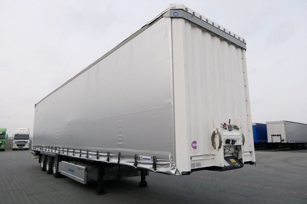 Semirremolque lona Krone CURTAINSIDER/MEGA/PALLET BOX/LIFTED ROOF & AXLE/: foto 8