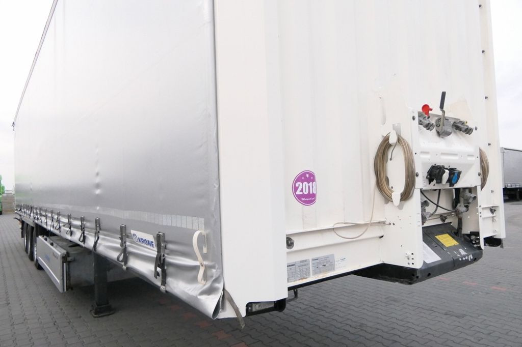 Semirremolque lona Krone CURTAINSIDER/MEGA/PALLET BOX/LIFTED ROOF & AXLE/: foto 20
