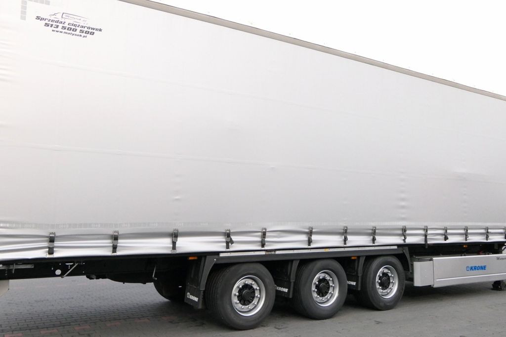 Semirremolque lona Krone CURTAINSIDER/MEGA/PALLET BOX/LIFTED ROOF & AXLE/: foto 13