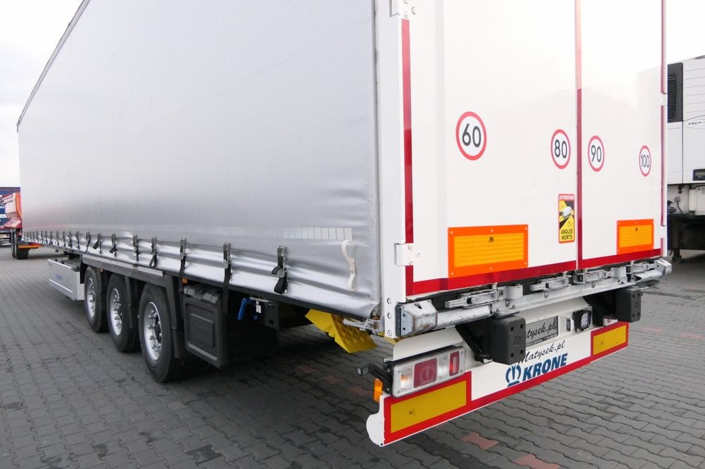Semirremolque lona Krone CURTAINSIDER/MEGA/PALLET BOX/LIFTED ROOF & AXLE/: foto 11