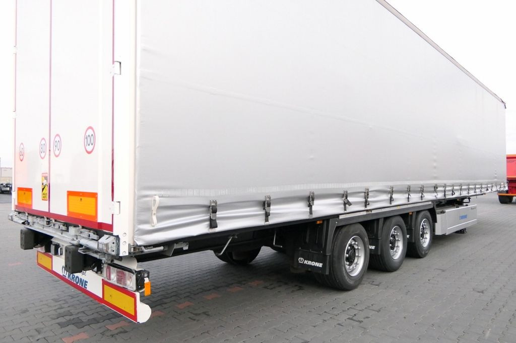 Semirremolque lona Krone CURTAINSIDER/MEGA/PALLET BOX/LIFTED ROOF & AXLE/: foto 12