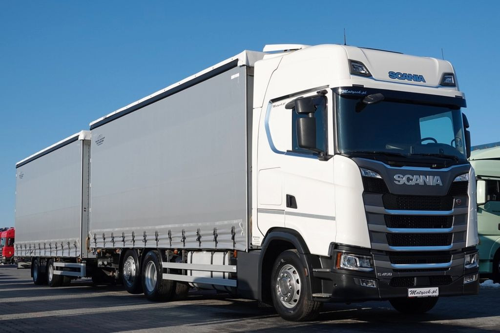 Scania S 450 / ZESTAW TANDEM / 120 M3 / I-PARK COOL - Camión lona: foto 4 Scania S 450 / ZESTAW TANDEM / 120 M3 / I-PARK COOL - Camión lona: foto 4