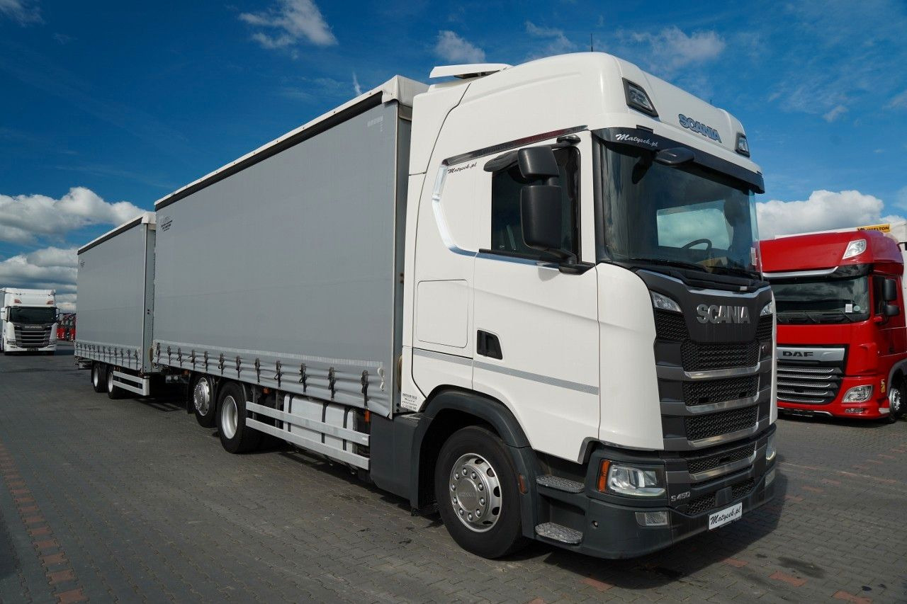 Scania S 450 / ZESTAW TANDEM / 120 M3 / I-PARK COOL Scania S 450 / ZESTAW TANDEM / 120 M3 / PO KONTRAKCIE S - Camión lona: foto 2 Scania S 450 / ZESTAW TANDEM / 120 M3 / I-PARK COOL Scania S 450 / ZESTAW TANDEM / 120 M3 / PO KONTRAKCIE S - Camión lona: foto 2