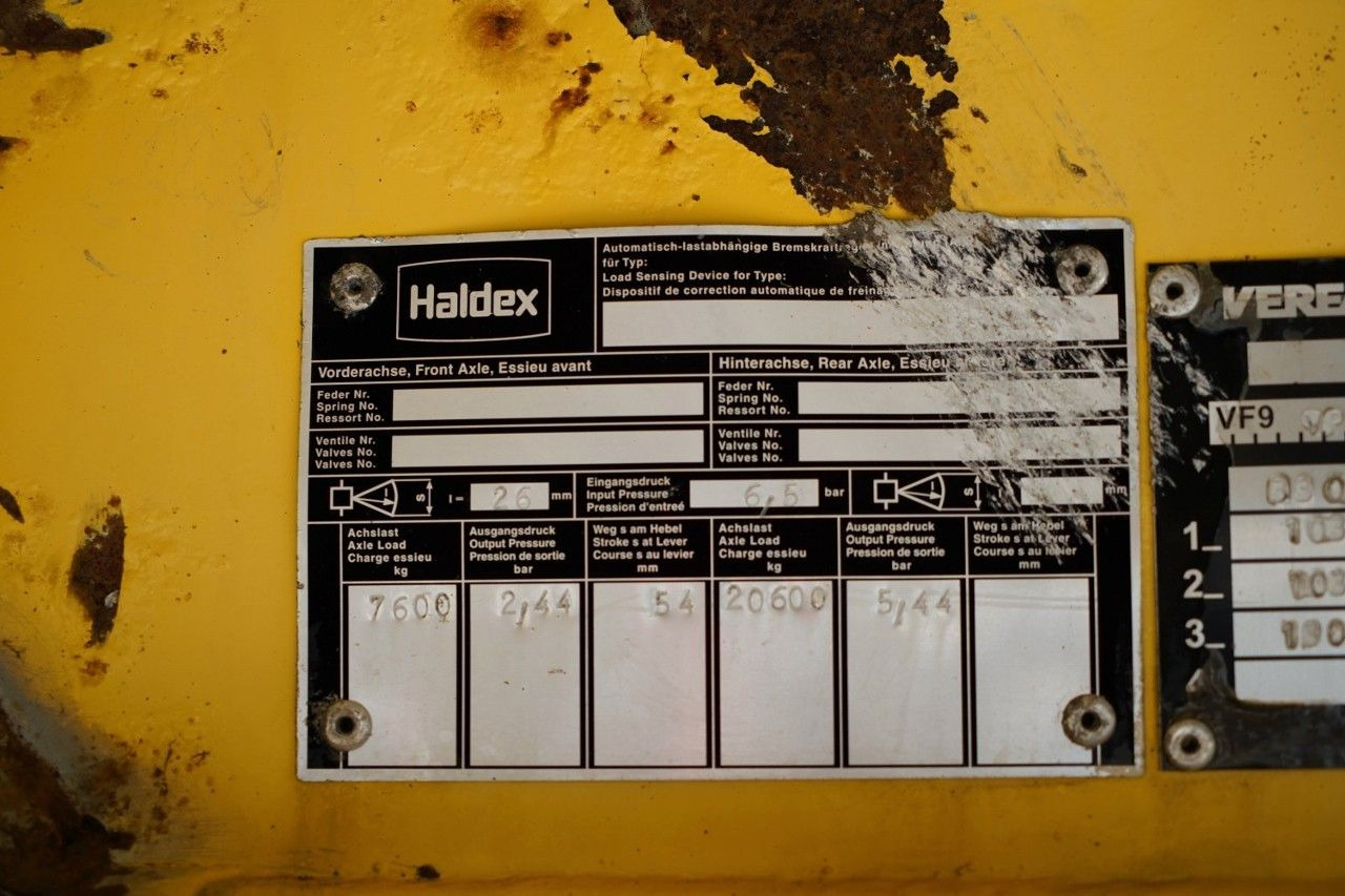 Semirremolque góndola rebajadas VEREM  / NACZEPA LAWETA / NISKOPODWOZIOWA / 13.M: foto 19