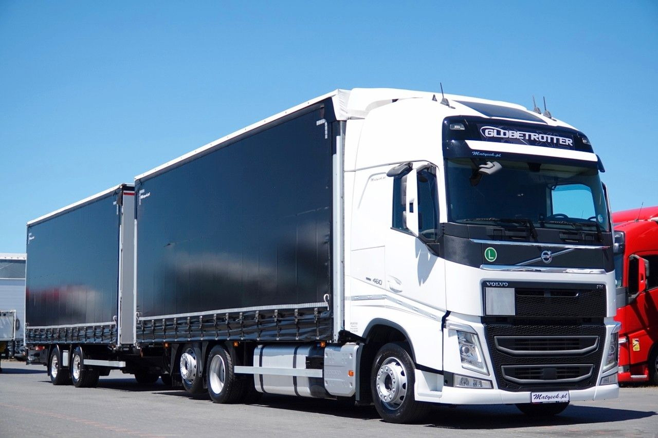 Volvo FH 460 / ZESTAW TANDEM / 120 M3 / FULL AIRMATIC - Camión lona: foto 1 Volvo FH 460 / ZESTAW TANDEM / 120 M3 / FULL AIRMATIC - Camión lona: foto 1