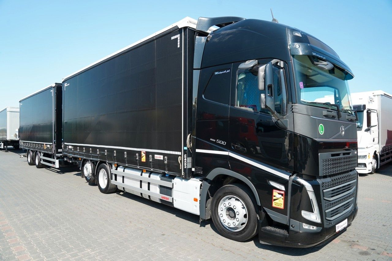 Volvo FH 500 / I-SAVE / XL / ZESTAW TANDEM PRZEJAZDOWY - Camión lona: foto 5 Volvo FH 500 / I-SAVE / XL / ZESTAW TANDEM PRZEJAZDOWY - Camión lona: foto 5