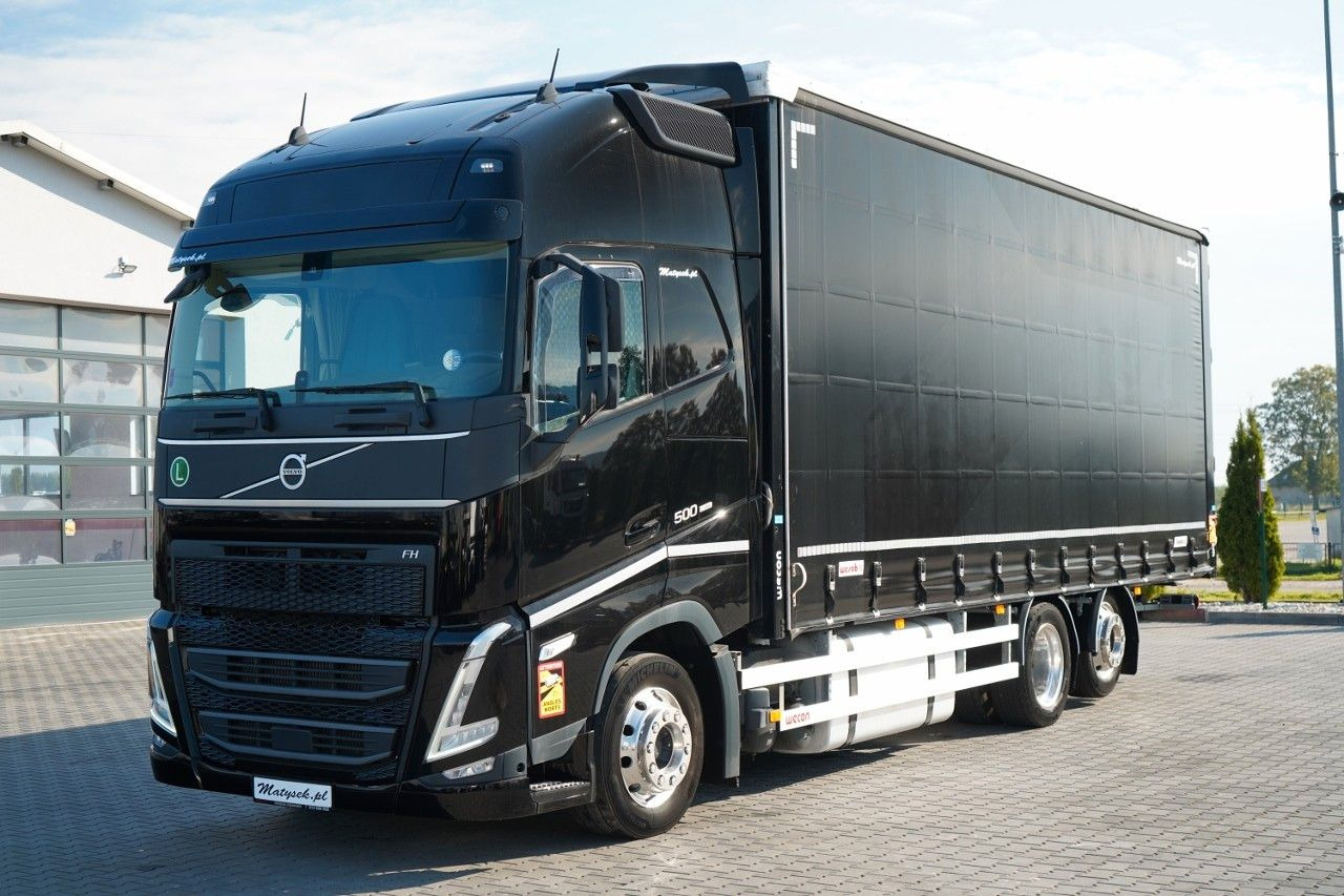Volvo FH 500 / MEGA / ZESTAW TANDEM PRZEJAZDOWY 120 M3 - Camión lona: foto 2 Volvo FH 500 / MEGA / ZESTAW TANDEM PRZEJAZDOWY 120 M3 - Camión lona: foto 2