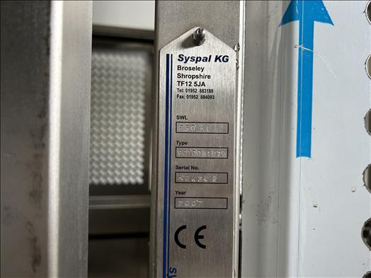 Maquinaria de alimentación Syspal Totebin hoist: foto 8