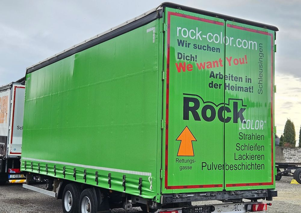 Fliegl PRZYCZEPA CIĘŻAROWA / TANDEM / 2 OSIE / 18 PALET / GÓRNY REGULOWANY SPRZĘG / 10500DMC / 7 TON ŁADOWNOŚĆ - Remolque con toldo: foto 4 Fliegl PRZYCZEPA CIĘŻAROWA / TANDEM / 2 OSIE / 18 PALET / GÓRNY REGULOWANY SPRZĘG / 10500DMC / 7 TON ŁADOWNOŚĆ - Remolque con toldo: foto 4