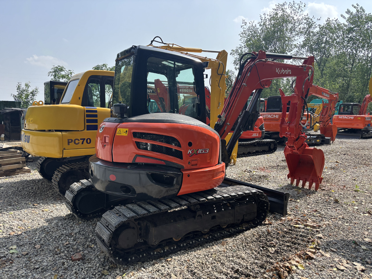 KUBOTA KX163 Carrying a thumb clip. - Miniexcavadora: foto 2 KUBOTA KX163 Carrying a thumb clip. - Miniexcavadora: foto 2