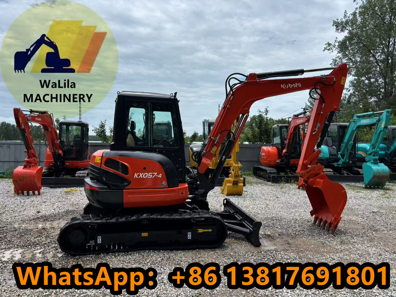 KUBOTA Kubota Kx057 rubber crawler excavator - Miniexcavadora: foto 1 KUBOTA Kubota Kx057 rubber crawler excavator - Miniexcavadora: foto 1