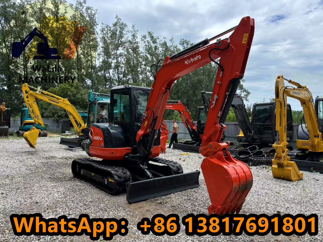 KUBOTA Kubota Kx057 rubber crawler excavator - Miniexcavadora: foto 2 KUBOTA Kubota Kx057 rubber crawler excavator - Miniexcavadora: foto 2