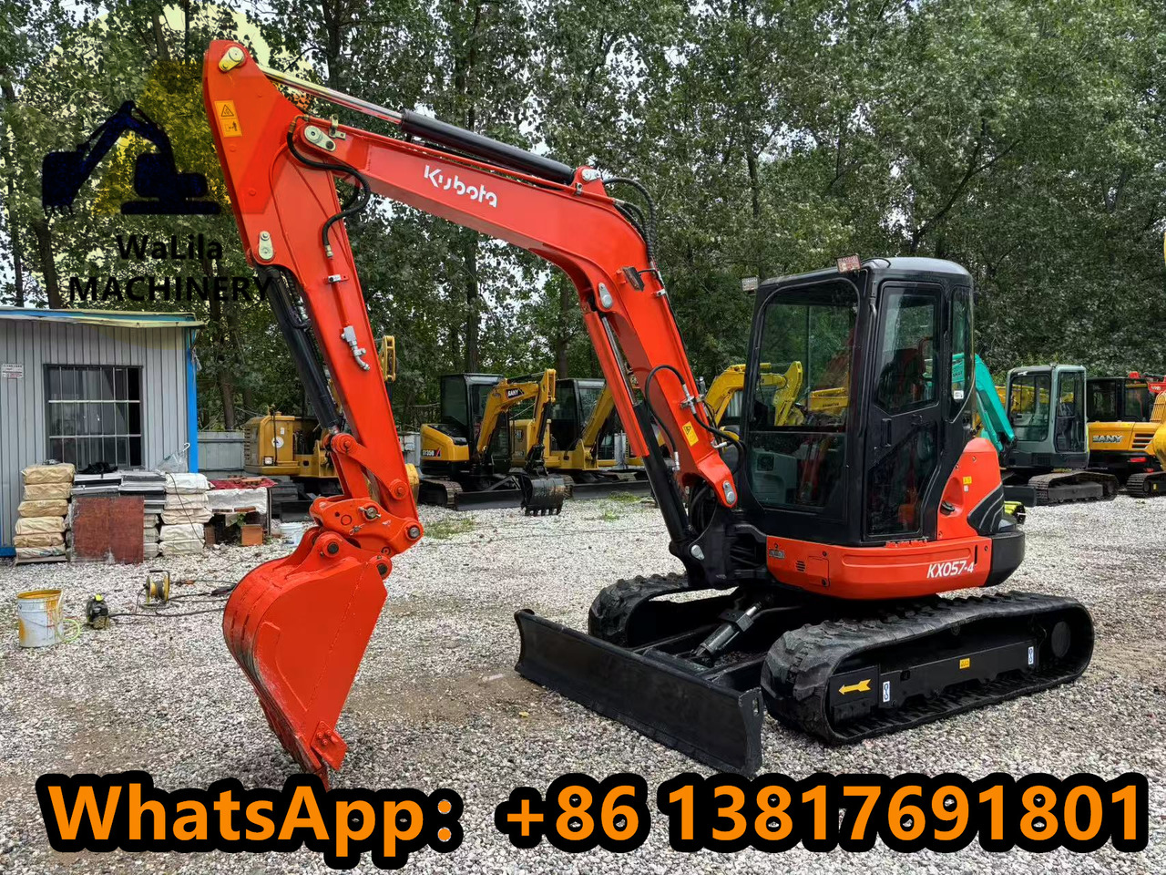 KUBOTA Kubota Kx057 rubber crawler excavator - Miniexcavadora: foto 4 KUBOTA Kubota Kx057 rubber crawler excavator - Miniexcavadora: foto 4