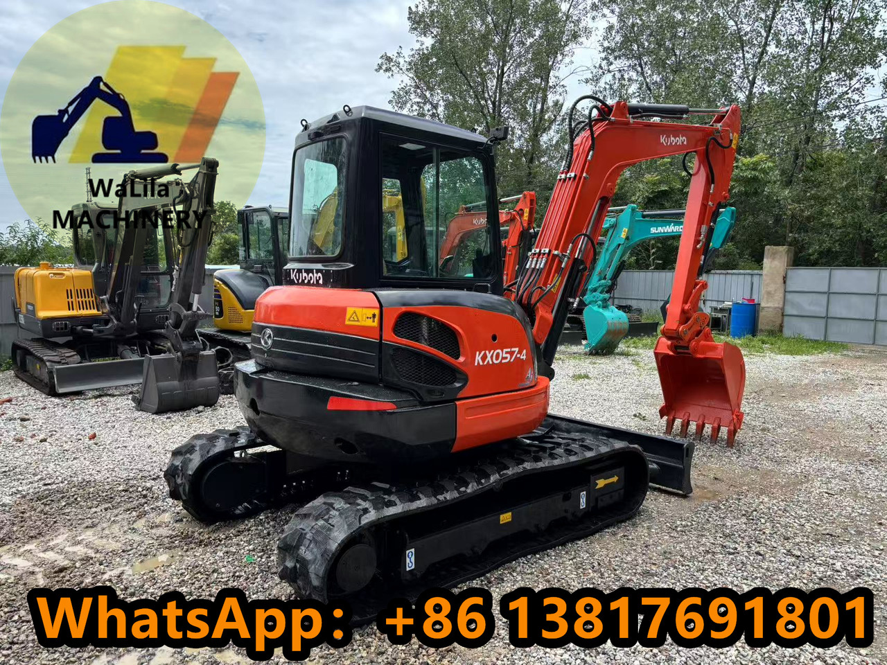 KUBOTA Kubota Kx057 rubber crawler excavator - Miniexcavadora: foto 3 KUBOTA Kubota Kx057 rubber crawler excavator - Miniexcavadora: foto 3