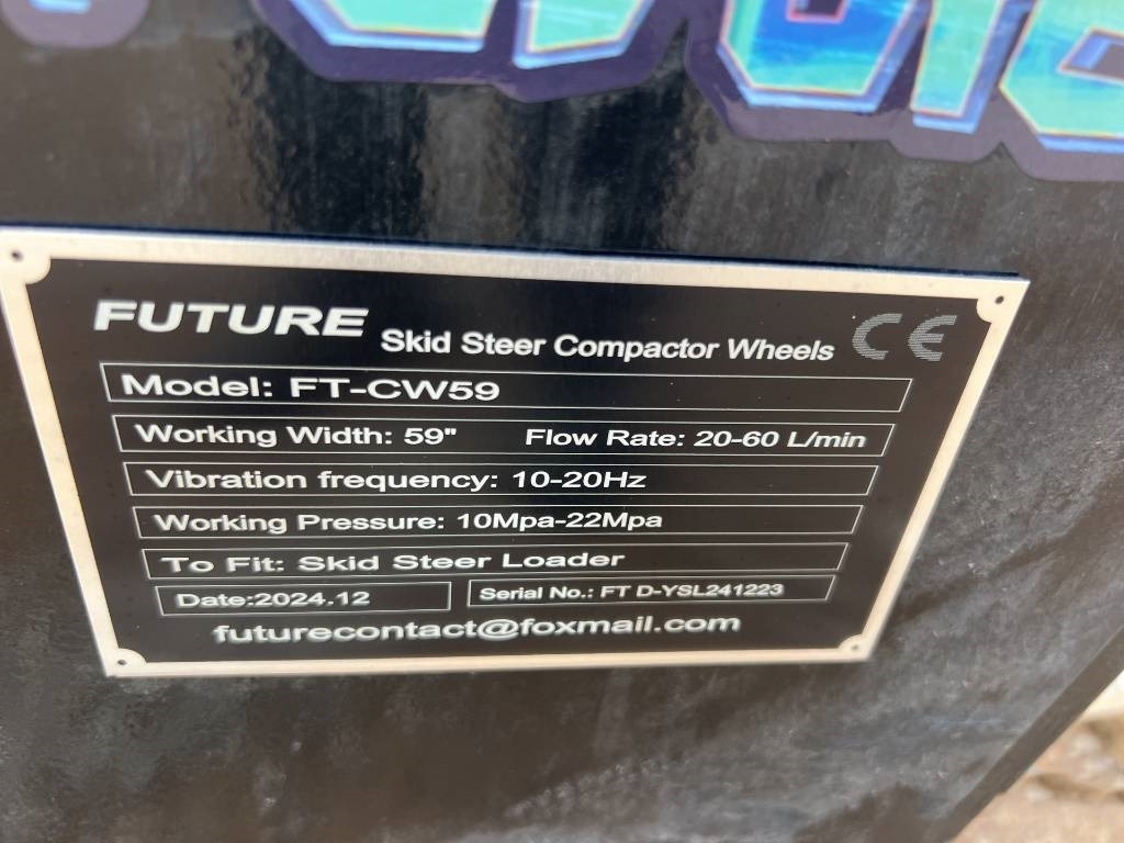 Future FT-CW59 Skid Steer Compactor Wheels - Rodillo: foto 4 Future FT-CW59 Skid Steer Compactor Wheels - Rodillo: foto 4