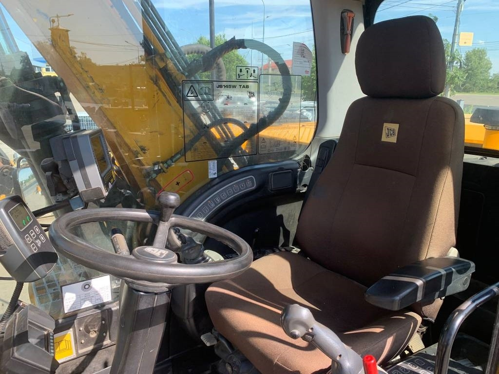 Excavadora de ruedas JCB JS 145 W+Engcon Rototilt+Sistem Laser 2D Leica Ico: foto 16