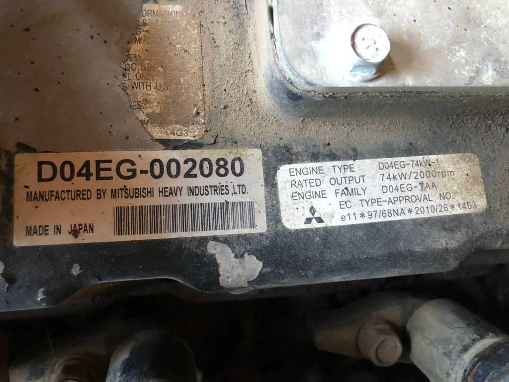 Mitsubishi D04EG-TAA ENGINE  - Motor para Maquinaria de construcción: foto 3 Mitsubishi D04EG-TAA ENGINE  - Motor para Maquinaria de construcción: foto 3