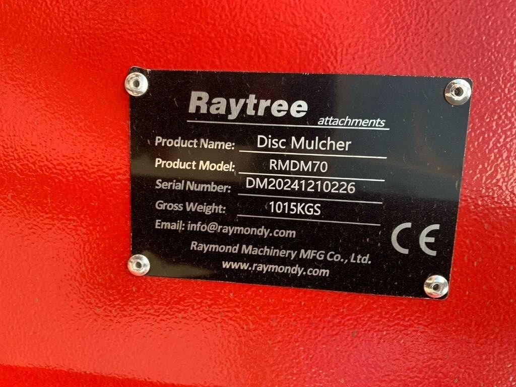 Raytree RMDM70 Mulcher Raytree RMDM70 Mulcher - Trituradora forestal: foto 4 Raytree RMDM70 Mulcher Raytree RMDM70 Mulcher - Trituradora forestal: foto 4