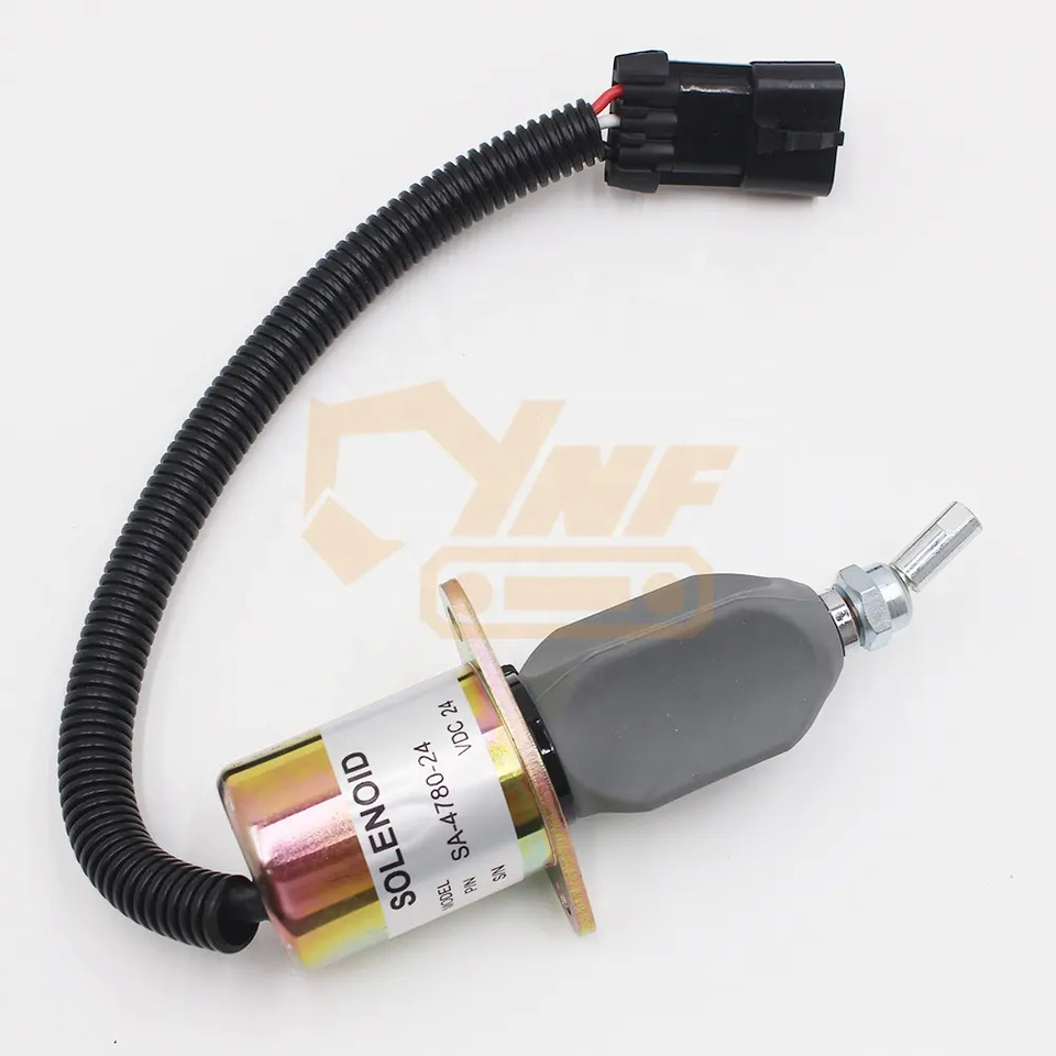 Engine Fuel Stop Solenoid 99453479 for New Holland EX215 excavator parts 24V flameout shut off solenoid valve - Sistema eléctrico: foto 3 Engine Fuel Stop Solenoid 99453479 for New Holland EX215 excavator parts 24V flameout shut off solenoid valve - Sistema eléctrico: foto 3