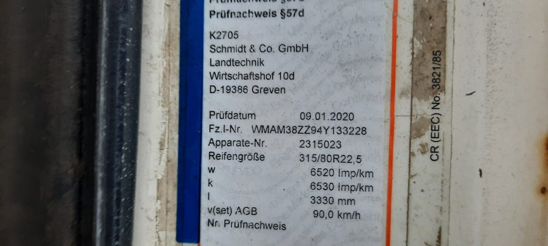 Camión portacontenedor de cadenas MAN M38: foto 8