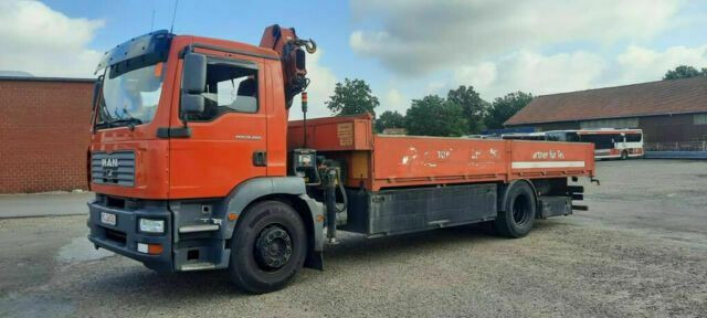 MAN TG-M18.280PS Hiab 111B-2 mit Funk - Camión caja abierta, Camión grúa: foto 5 MAN TG-M18.280PS Hiab 111B-2 mit Funk - Camión caja abierta, Camión grúa: foto 5