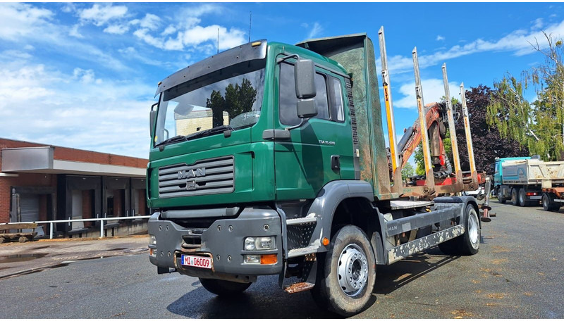 MAN TGA 18.480 Holz LKW - Camión forestal, Camión grúa: foto 1 MAN TGA 18.480 Holz LKW - Camión forestal, Camión grúa: foto 1
