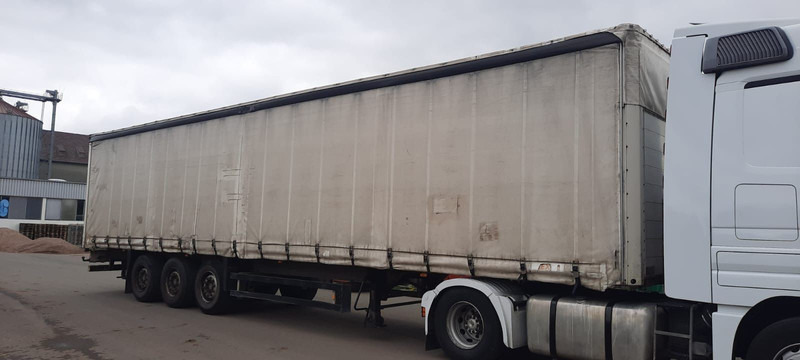 Schmitz Cargobull 3-Achser Pritsche Plane - Semirremolque lona: foto 1 Schmitz Cargobull 3-Achser Pritsche Plane - Semirremolque lona: foto 1