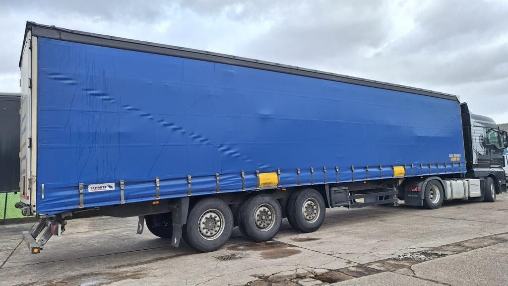 Semirremolque lona Schmitz Cargobull Pritsche Plane Bahn,Steckrungen: foto 1