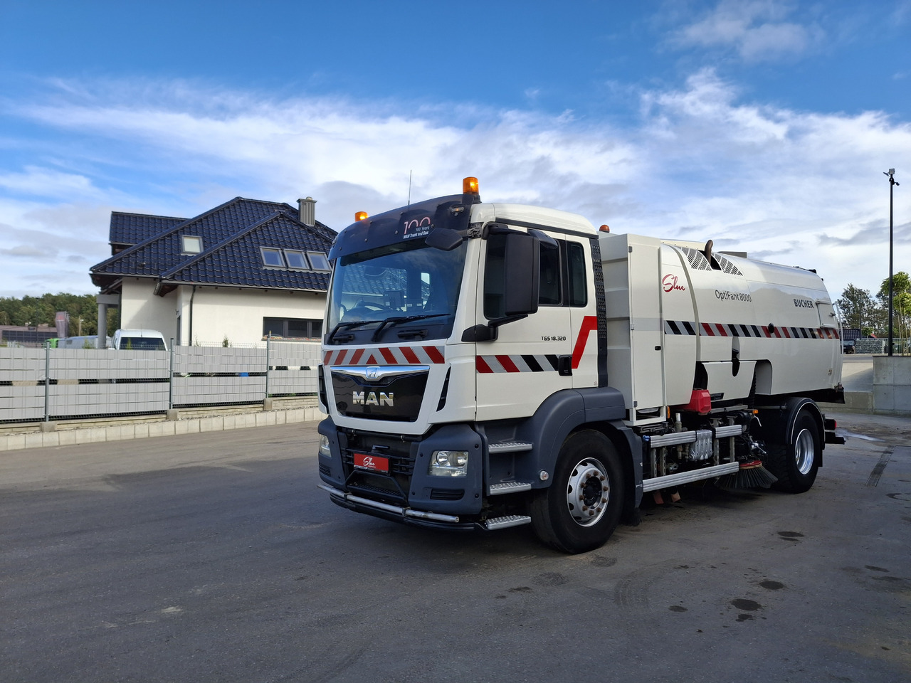 MAN TGS 18.320 Zamiatarka Kehrmaschine BUCHER OptiFant 8000 Karcher Euro 6 PM10 L/R Hochdruckreinigung - Barredora vial: foto 2 MAN TGS 18.320 Zamiatarka Kehrmaschine BUCHER OptiFant 8000 Karcher Euro 6 PM10 L/R Hochdruckreinigung - Barredora vial: foto 2