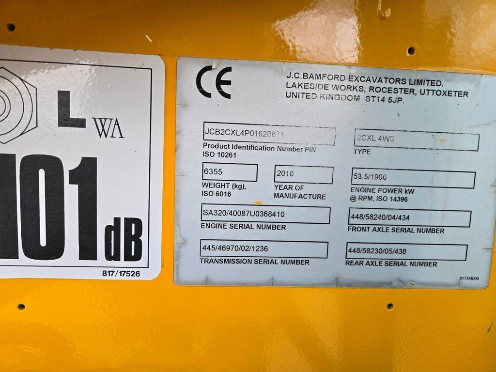 Leasing de JCB 2CX  JCB 2CX: foto 8