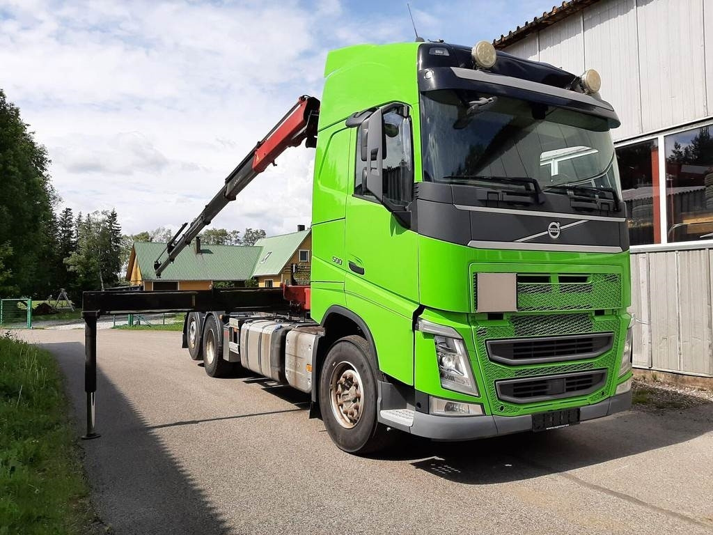 Volvo FH500 6X2 PALIFT + HMF 2120 K5  - Camión multibasculante: foto 4 Volvo FH500 6X2 PALIFT + HMF 2120 K5  - Camión multibasculante: foto 4