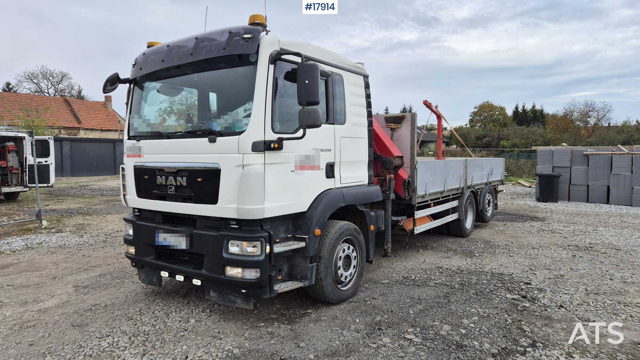 2010 MAN TGM 26.340 - Camión caja abierta, Camión grúa: foto 1 2010 MAN TGM 26.340 - Camión caja abierta, Camión grúa: foto 1