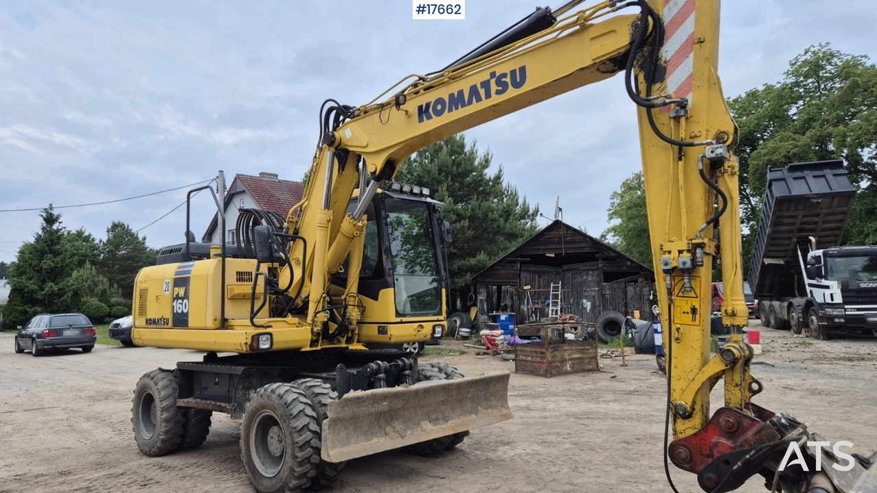 2012 Komatsu PW 160 - Excavadora de ruedas: foto 2 2012 Komatsu PW 160 - Excavadora de ruedas: foto 2