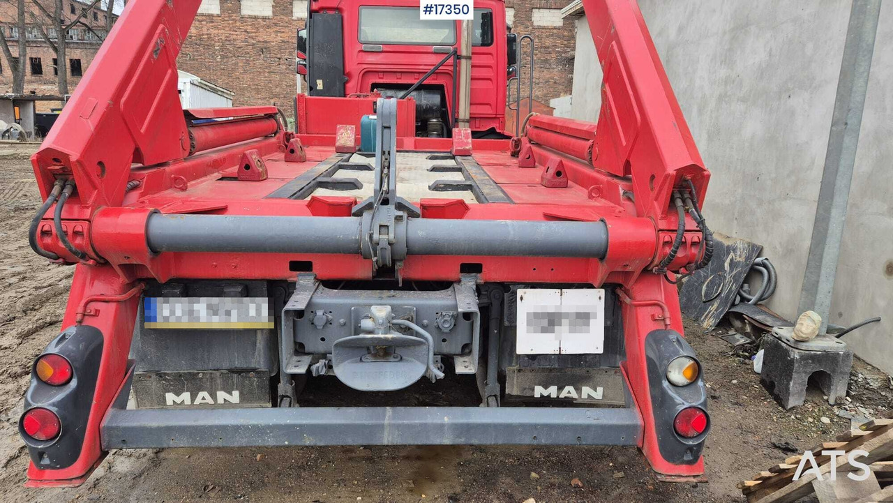 Camión portacontenedor de cadenas MAN TGA 18.430 (2006) MEILLER KIPPER (2007) skip loader: foto 19