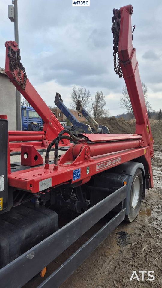 Camión portacontenedor de cadenas MAN TGA 18.430 (2006) MEILLER KIPPER (2007) skip loader: foto 17