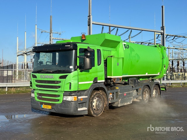 2013 Scania P310 6x2 Side Loader Waste Collection Truck - Camión de basura: foto 1 2013 Scania P310 6x2 Side Loader Waste Collection Truck - Camión de basura: foto 1